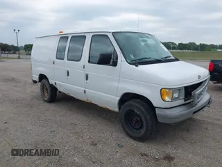 1998 Ford Econoline Cargo z VIN 1FTNE2421WHB62535, wystawiony jako IAAI lot #42416414 z przebiegiem 65 615 mil mil oraz . Historia ofert i sprzedaży dostępna na DreamBid. Obrazek 1.