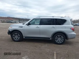 2020 Nissan Armada SL with VIN JN8AY2NC9L9616120, listed as a IAAI auction lot 42092766 with 52,593 mi miles. Bid and sale history available at carsss.com. Image 15.