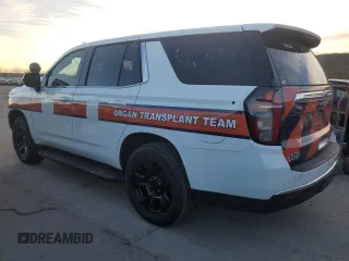 2021 Chevrolet Tahoe Commercial with VIN 1GNSKLED1MR360113, listed as a Copart auction lot 49041495 with 72,136 mi miles and Salvage title. Bid and sale history available at DreamBid. Image 2.