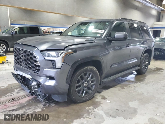 2024 Toyota Sequoia SR5 with VIN 7SVAAABA7RX025940, listed as a Copart auction lot 72964174 with 19,388 mi miles and Salvage Title. Bid and sale history available at carsss.com. Image 1.