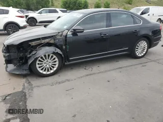 2016 Volkswagen Passat SE with VIN 1VWBS7A37GC016982, listed as a Copart auction lot 61438215 with 106,475 mi miles and Salvage title. Bid and sale history available at DreamBid. Image 1.