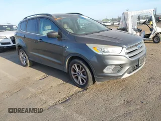 2017 Ford Escape SE with VIN 1FMCU0GD1HUE75697, listed as a IAAI auction lot 42077385 with 160,634 mi miles and . Bid and sale history available at DreamBid. Image 1.