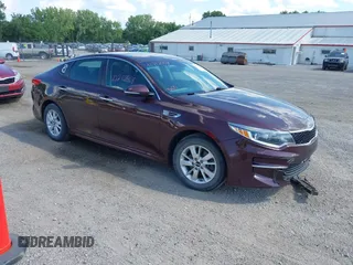 2017 Kia Optima LX with VIN 5XXGT4L33HG156157, listed as a IAAI auction lot 42712608 with 177,079 mi miles and . Bid and sale history available at DreamBid. Image 1.