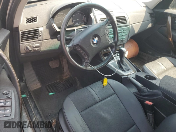 2006 BMW X3 3.0i z VIN WBXPA93456WG92234, wystawiony jako Copart lot #60319775 z przebiegiem Nie podano mil oraz Szkoda całkowita • Salvage title. Historia ofert i sprzedaży dostępna na DreamBid. Obrazek 8.