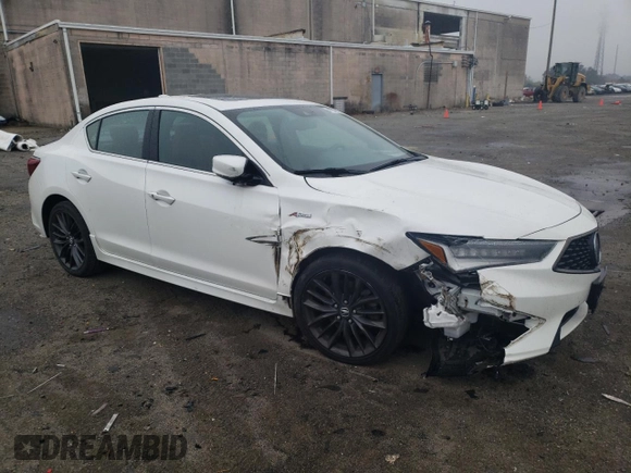 2019 Acura ILX Premium with VIN 19UDE2F84KA004756, listed as a Copart auction lot 46240523 with 34,066 mi miles and . Bid and sale history available at DreamBid. Image 4.