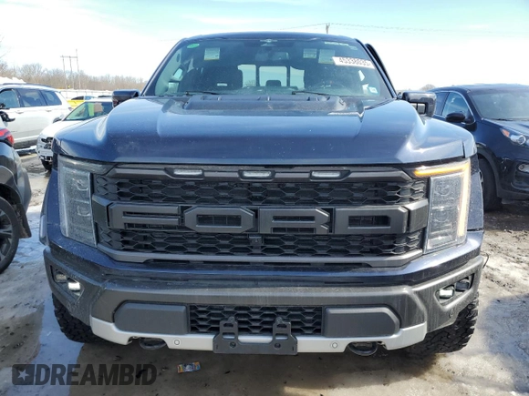 2023 Ford F-150 Raptor with VIN 1FTFW1RG0PFD16861, listed as a Copart auction lot 45338035 with 19,454 mi miles and Salvage Title. Bid and sale history available at DreamBid. Image 5.