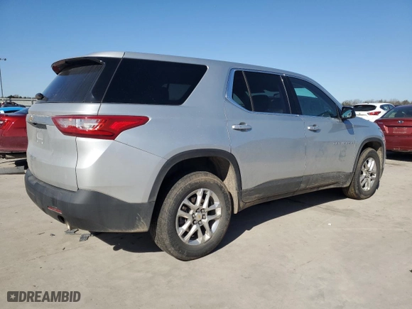 2020 Chevrolet Traverse LS with VIN 1GNEVFKW6LJ223452, listed as a Copart auction lot 48722745 with 99,065 mi miles and Salvage Title. Bid and sale history available at carsss.com. Image 3.