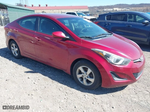 2014 Hyundai Elantra SE with VIN 5NPDH4AE9EH540386, listed as a IAAI auction lot 41863600 with 103,177 mi miles. Bid and sale history available at carsss.com. Image 1.