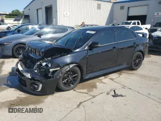 2017 Mitsubishi Lancer ES with VIN JA32U2FU6HU016113, listed as a Copart auction lot 52560435 with 0 mi miles and Salvage Title. Bid and sale history available at carsss.com. Image 1.