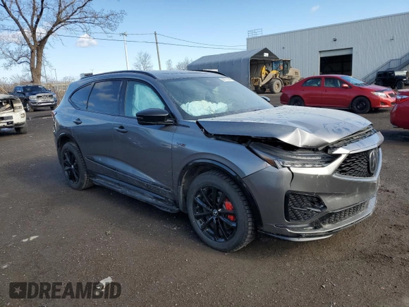 2023 Acura MDX Type S w/Advance Package with VIN 5J8YD8H88PL800104, listed as a Copart auction lot 50772144 with 0 mi miles. Bid and sale history available at carsss.com. Image 4.