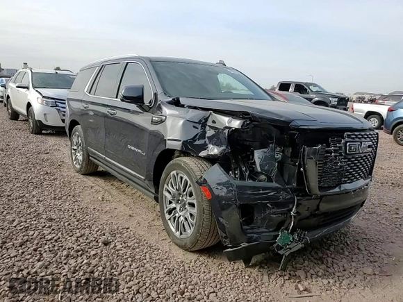 2023 GMC Yukon Denali Ultimate with VIN 1GKS2EKL7PR381606, listed as a Copart auction lot 43817325 with 27,272 mi miles and Salvage Title. Bid and sale history available at carsss.com. Image 11.