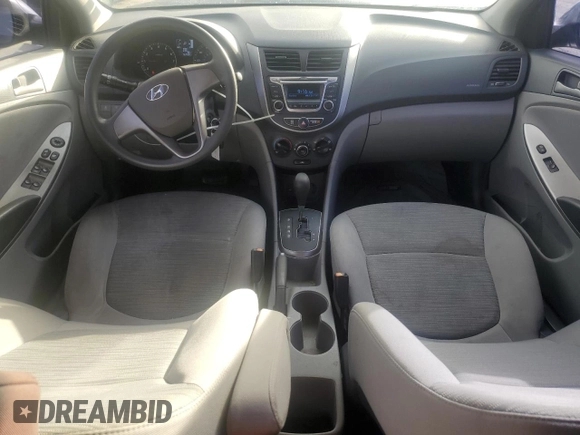 2015 Hyundai Accent GLS with VIN KMHCT4AE2FU842440, listed as a Copart auction lot 75312143 with 76,768 mi miles and . Bid and sale history available at DreamBid. Image 8.