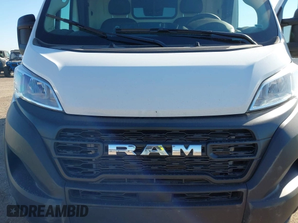 2024 Ram ProMaster Cargo Tradesman with VIN 3C6LRVDG6RE128925, listed as a IAAI auction lot 42099945 with 10,474 mi miles and . Bid and sale history available at DreamBid. Image 6.