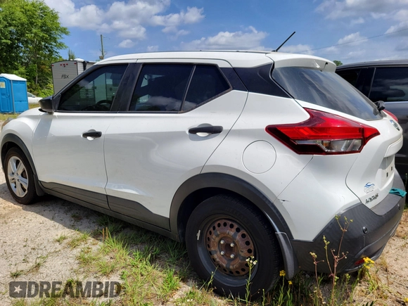 2020 Nissan Kicks S with VIN 3N1CP5BV9LL487319, listed as a IAAI auction lot 42208709 with 70,582 mi miles and . Bid and sale history available at DreamBid. Image 3.