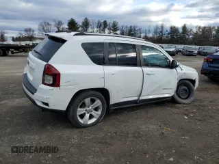 2017 Jeep Compass Sport with VIN 1C4NJCBA4HD130331, listed as a Copart auction lot 47929225 with 97,526 mi miles and Salvage Title. Bid and sale history available at carsss.com. Image 3.