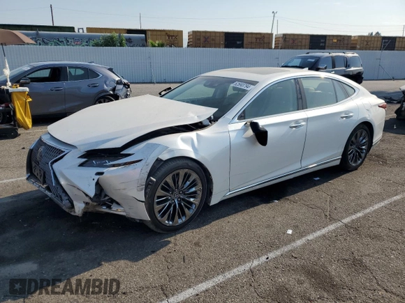2018 Lexus LS with VIN JTHB51FF0J5006279, listed as a Copart auction lot 62693794 with 63,617 mi miles and Salvage Title. Bid and sale history available at carsss.com. Image 1.