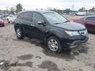 2009 Acura MDX Tech Pkg with VIN 2HNYD28609H531049, listed as a IAAI auction lot 40979774 with 191,865 mi miles. Bid and sale history available at carsss.com. Image 1.