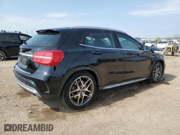 2015 Mercedes-Benz GLA 45 AMG z VIN WDDTG5CB6FJ100812, wystawiony jako Copart lot #54615385 z przebiegiem 73 770 mil mil oraz Szkoda całkowita • Salvage title. Historia ofert i sprzedaży dostępna na DreamBid. Obrazek 3.