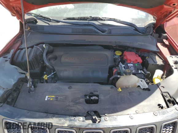 2020 Jeep Compass Trailhawk with VIN 3C4NJDDB6LT208185, listed as a Copart auction lot 56892265 with 90,924 mi miles and Salvage title. Bid and sale history available at DreamBid. Image 12.