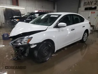 2017 Nissan Sentra S with VIN 3N1AB7AP3HY351847, listed as a Copart auction lot 44249115 with 106,176 mi miles and Salvage title. Bid and sale history available at DreamBid. Image 1.