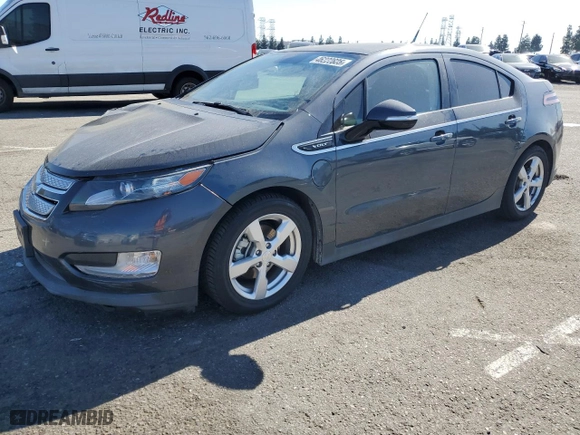2012 Chevrolet Volt with VIN 1G1RF6E42CU120716, listed as a Copart auction lot 46222825 with 155,647 mi miles and Salvage Title. Bid and sale history available at carsss.com. Image 1.
