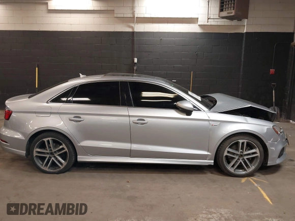 2018 Audi A3 Sedan Premium Plus with VIN WAUJ8GFF5J1027205, listed as a IAAI auction lot 41731155 with 66,098 mi miles. Bid and sale history available at carsss.com. Image 13.