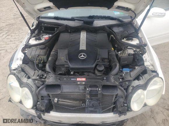 2006 Mercedes-Benz CLK-Class 5.0L with VIN WDBTK75G76T062703, listed as a Copart auction lot 43360395 with 118,214 mi miles and Salvage Title. Bid and sale history available at carsss.com. Image 11.