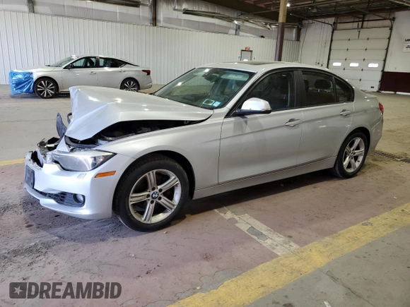 2015 BMW 3 Series 328i xDrive with VIN WBA3B5G50FNS13271, listed as a Copart auction lot 55094345 with 96,295 mi miles and Salvage Title. Bid and sale history available at carsss.com. Image 1.