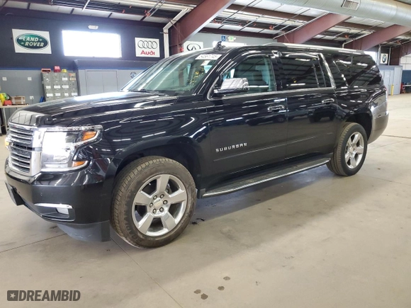 2017 Chevrolet Suburban Premier with VIN 1GNSKJKC9HR161803, listed as a Copart auction lot 54561745 with 360,375 mi miles and Clean Title. Bid and sale history available at carsss.com. Image 1.