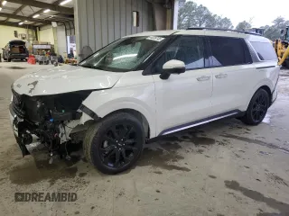 2023 Kia Carnival SX with VIN KNDNE5H37P6231312, listed as a Copart auction lot 44329745 with 55,492 mi miles and Salvage Title. Bid and sale history available at carsss.com. Image 1.