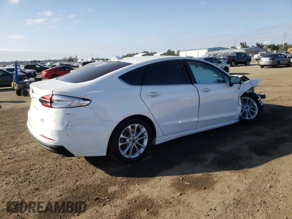 2020 Ford Fusion Hybrid SE with VIN 3FA6P0LU8LR189558, listed as a Copart auction lot 69607932 with 0 mi miles. Bid and sale history available at carsss.com. Image 3.