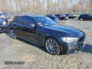 2019 BMW 5 Series 540i xDrive with VIN WBAJE7C56KWW29944, listed as a Copart auction lot 45582385 with 86,883 mi miles and Salvage Title. Bid and sale history available at carsss.com. Image 4.