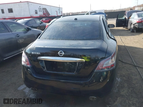 2014 Nissan Maxima S with VIN 1N4AA5APXEC487441, listed as a IAAI auction lot 40865155 with 153,495 mi miles and . Bid and sale history available at DreamBid. Image 15.