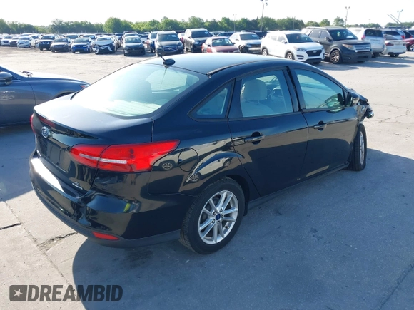 2016 Ford Focus SE with VIN 1FADP3F26GL207465, listed as a IAAI auction lot 41991122 with 133,195 mi miles. Bid and sale history available at carsss.com. Image 4.