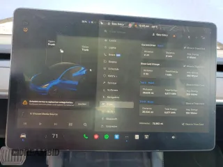2021 Tesla Model 3 Long Range with VIN 5YJ3E1EB8MF003072, listed as a Copart auction lot 45596845 with 72,862 mi miles and Salvage Title. Bid and sale history available at DreamBid. Image 9.
