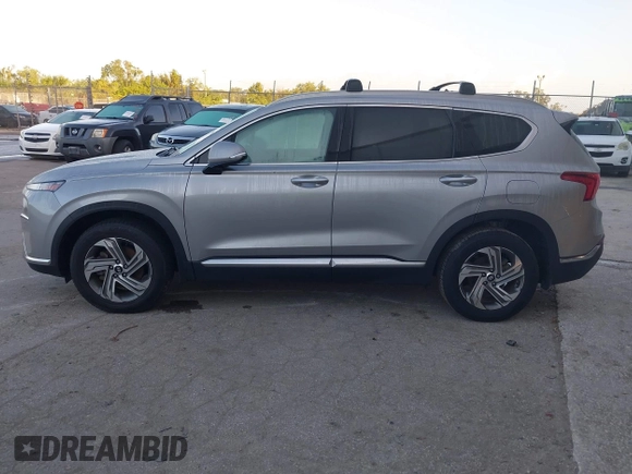 2021 Hyundai Santa Fe SEL with VIN 5NMS34AJ3MH361677, listed as a IAAI auction lot 40639858 with 44,277 mi miles. Bid and sale history available at carsss.com. Image 14.