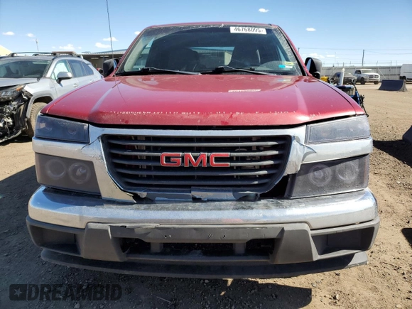 2006 GMC Canyon 1SB SLE Z85 with VIN 1GTCS138368315237, listed as a Copart auction lot 46768095 with 179,396 mi miles and Salvage title. Bid and sale history available at DreamBid. Image 5.