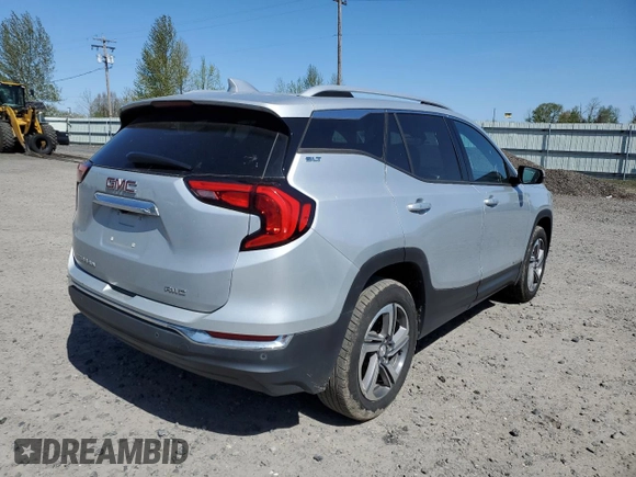2019 GMC Terrain SLT with VIN 3GKALVEV9KL253003, listed as a Copart auction lot 53132875 with 89,808 mi miles and Salvage Title. Bid and sale history available at carsss.com. Image 3.