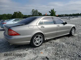 2005 Mercedes-Benz S 55 AMG with VIN WDBNG74J15A455422, listed as a Copart auction lot 54791415 with 144,796 mi miles and Clean Title. Bid and sale history available at DreamBid. Image 3.