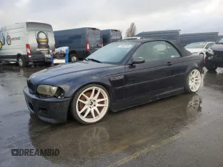 2002 BMW 3 Series M3 with VIN WBSBR93432EX22823, listed as a Copart auction lot 44463495 with 176,375 mi miles and Salvage Title. Bid and sale history available at carsss.com. Image 1.