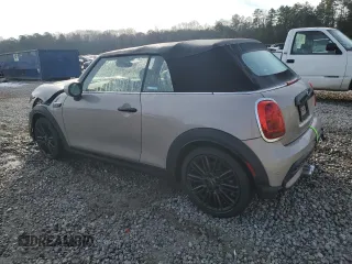 2024 MINI Convertible Cooper S with VIN WMW43DL02R3R80576, listed as a Copart auction lot 88498775 with 7,449 mi miles and Salvage title. Bid and sale history available at DreamBid. Image 2.