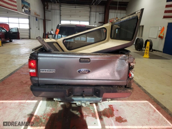 2009 Ford Ranger XLT with VIN 1FTZR45E09PA53648, listed as a Copart auction lot 47796845 with 108,587 mi miles and Salvage Title. Bid and sale history available at carsss.com. Image 6.
