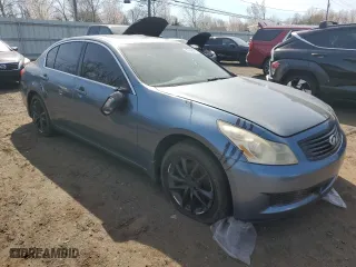 2007 Infiniti G35 Sedan G35x with VIN JNKBV61F67M819743, listed as a Copart auction lot 53145275 with 0 mi miles and Salvage Title. Bid and sale history available at carsss.com. Image 4.