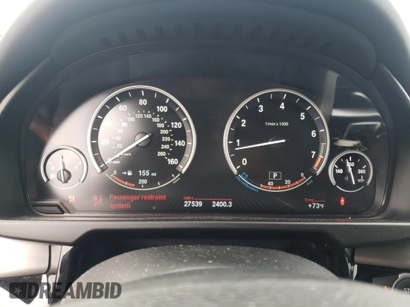 2017 BMW X5 xDrive50i with VIN 5UXKR6C30H0U13764, listed as a Copart auction lot 54575335 with 27,539 mi miles and Salvage title. Bid and sale history available at DreamBid. Image 9.
