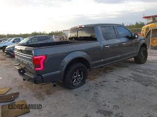 2017 Ford F-150 XL with VIN 1FTFW1EG2HFC81439, listed as a IAAI auction lot 41995220 with 157,870 mi miles and . Bid and sale history available at carsss.com. Image 4.