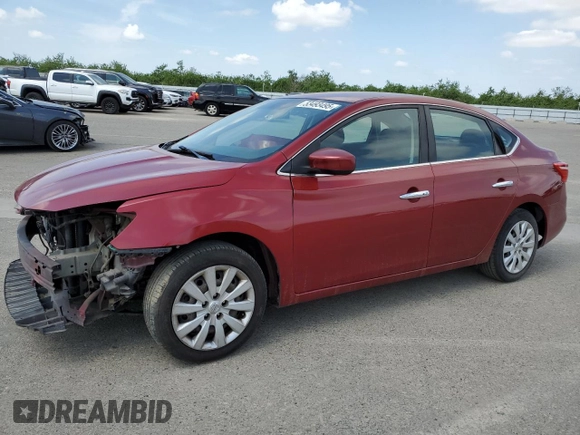 2016 Nissan Sentra S with VIN 3N1AB7AP4GL653658, listed as a Copart auction lot 53493495 with 122,748 mi miles and Salvage Title. Bid and sale history available at carsss.com. Image 1.