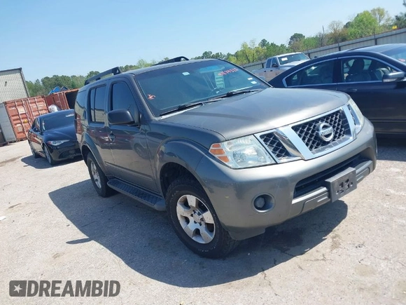 2008 Nissan Pathfinder SE with VIN 5N1AR18U18C659699, listed as a IAAI auction lot 41874328 with 248,930 mi miles. Bid and sale history available at carsss.com. Image 1.