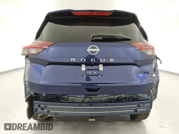 2025 Nissan Rogue SV with VIN 5N1BT3BA4SC825642, listed as a Copart auction lot 55176605 with 2,002 mi miles and Clean Title. Bid and sale history available at DreamBid. Image 6.