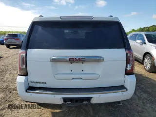 2015 GMC Yukon Denali z VIN 1GKS2CKJ9FR622342, wystawiony jako Copart lot #53671555 z przebiegiem Nie podano mil oraz Czysty tytuł • Clean title. Historia ofert i sprzedaży dostępna na DreamBid. Obrazek 6.