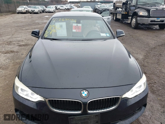 2015 BMW 4 Series 428i with VIN WBA3V7C55FP772912, listed as a IAAI auction lot 41787037 with 76,239 mi miles. Bid and sale history available at carsss.com. Image 12.